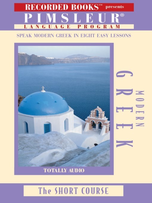 Title details for Greek by Pimsleur Language Program - Wait list